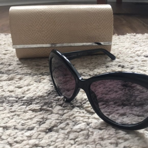 Jimmy Choo Black Valentina/s Sunglasses - Picture 3 of 9